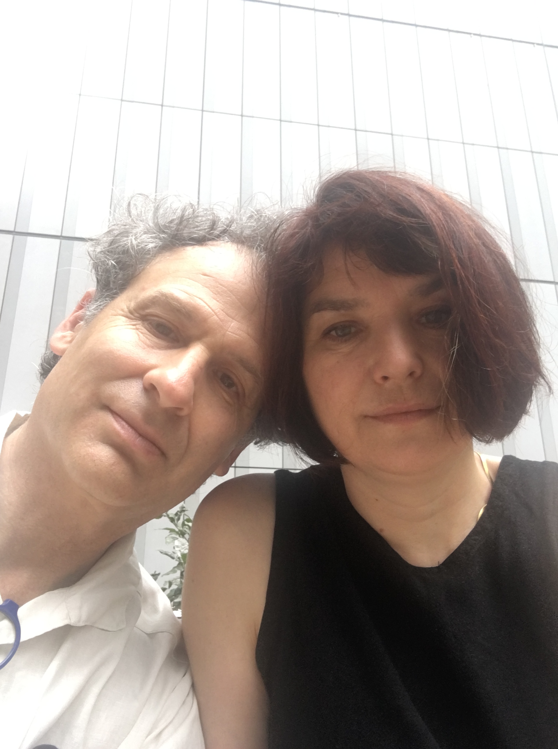 Two middle aged people