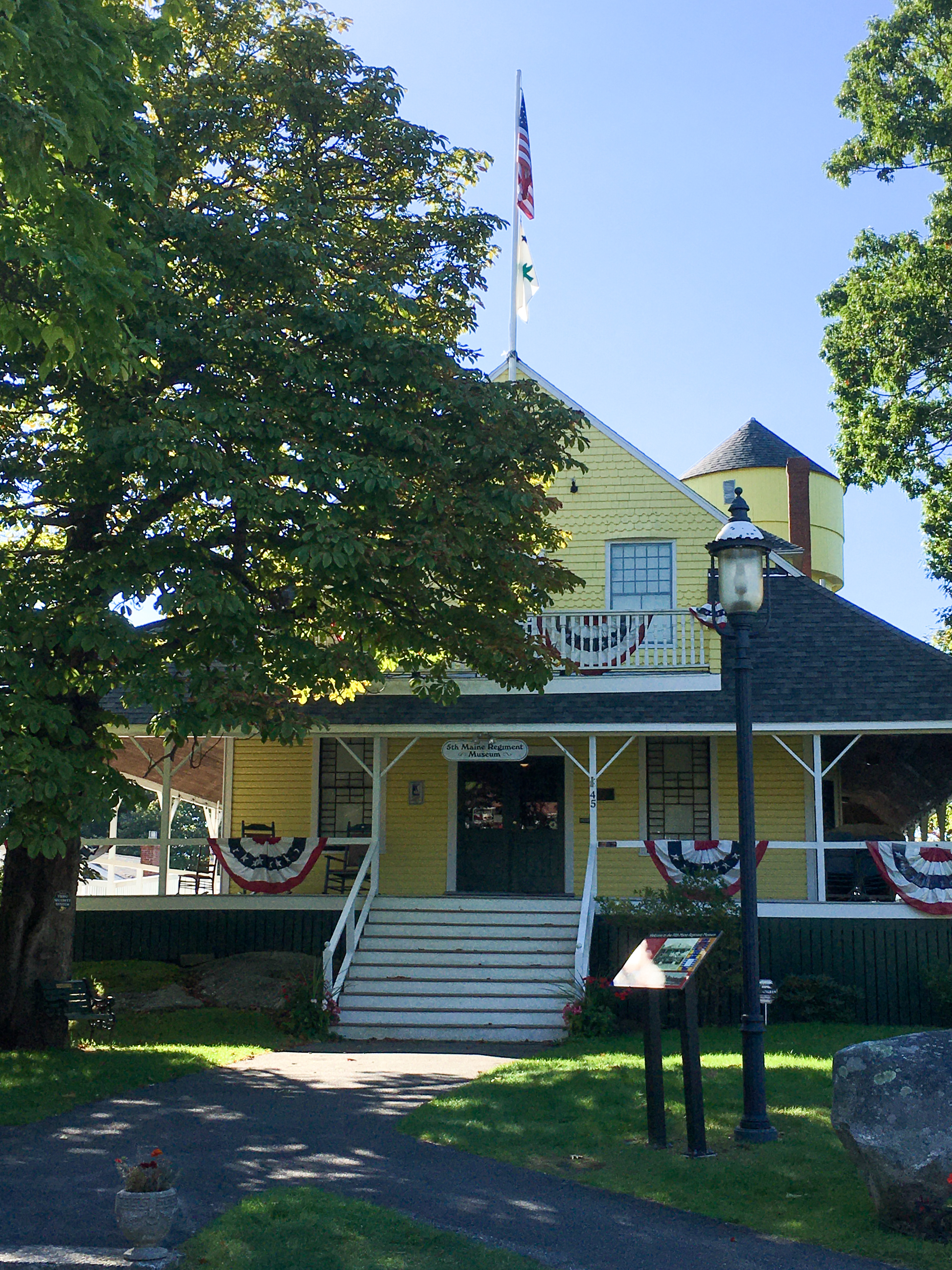 building of the Fifth Maine Regiment Museum