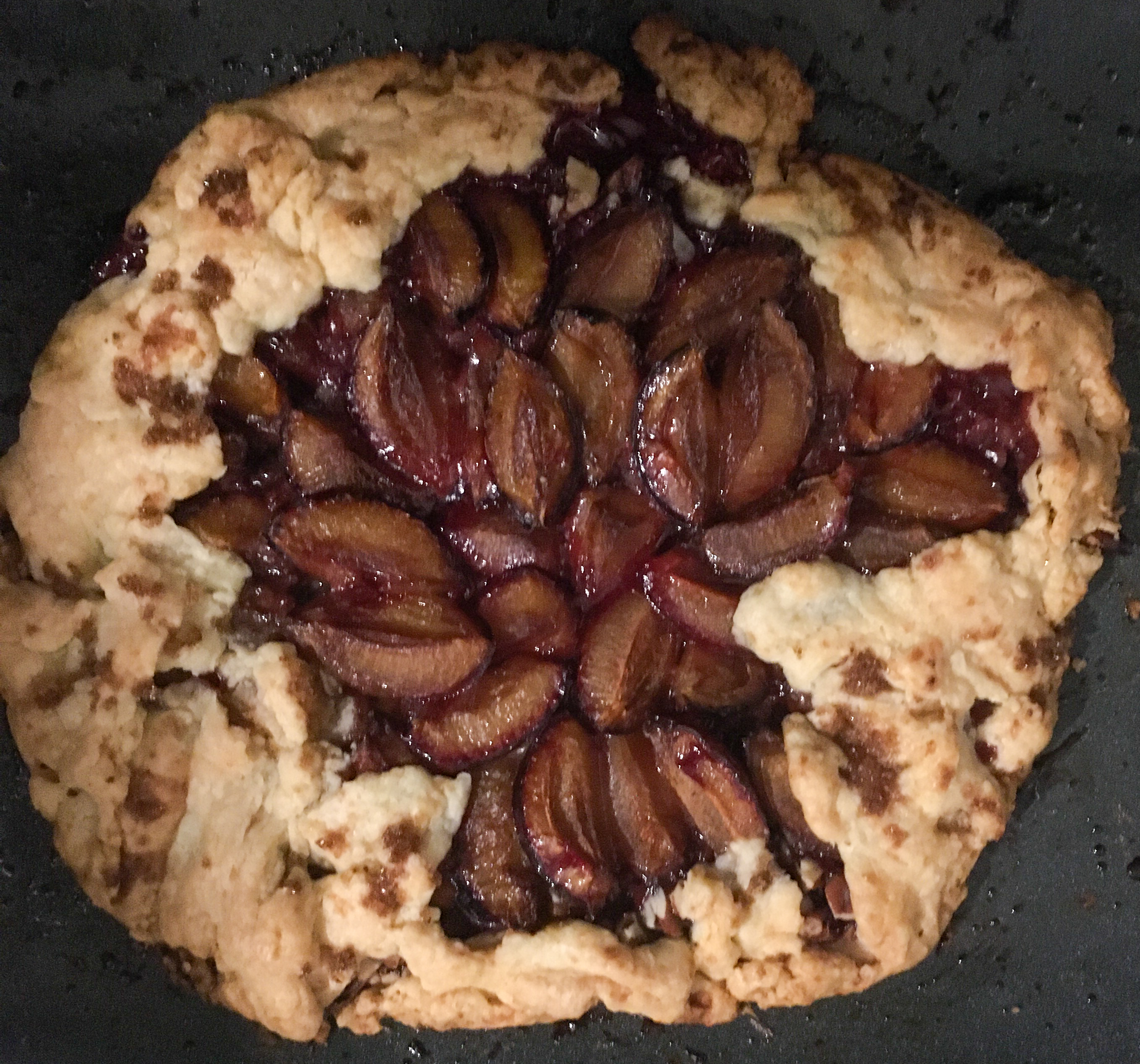 french prune plum tart