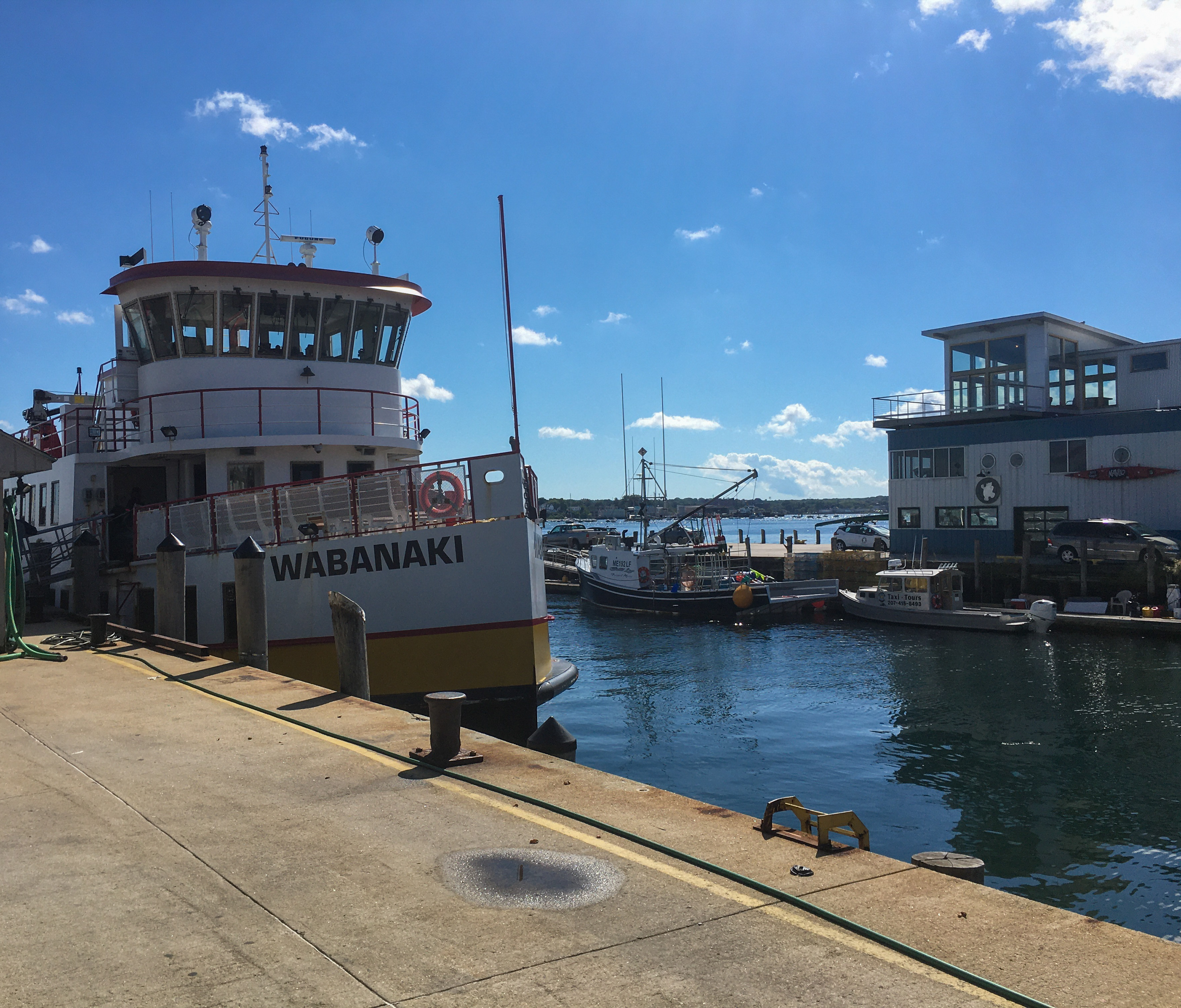 Wabanaki ferry to Casco Bay islands