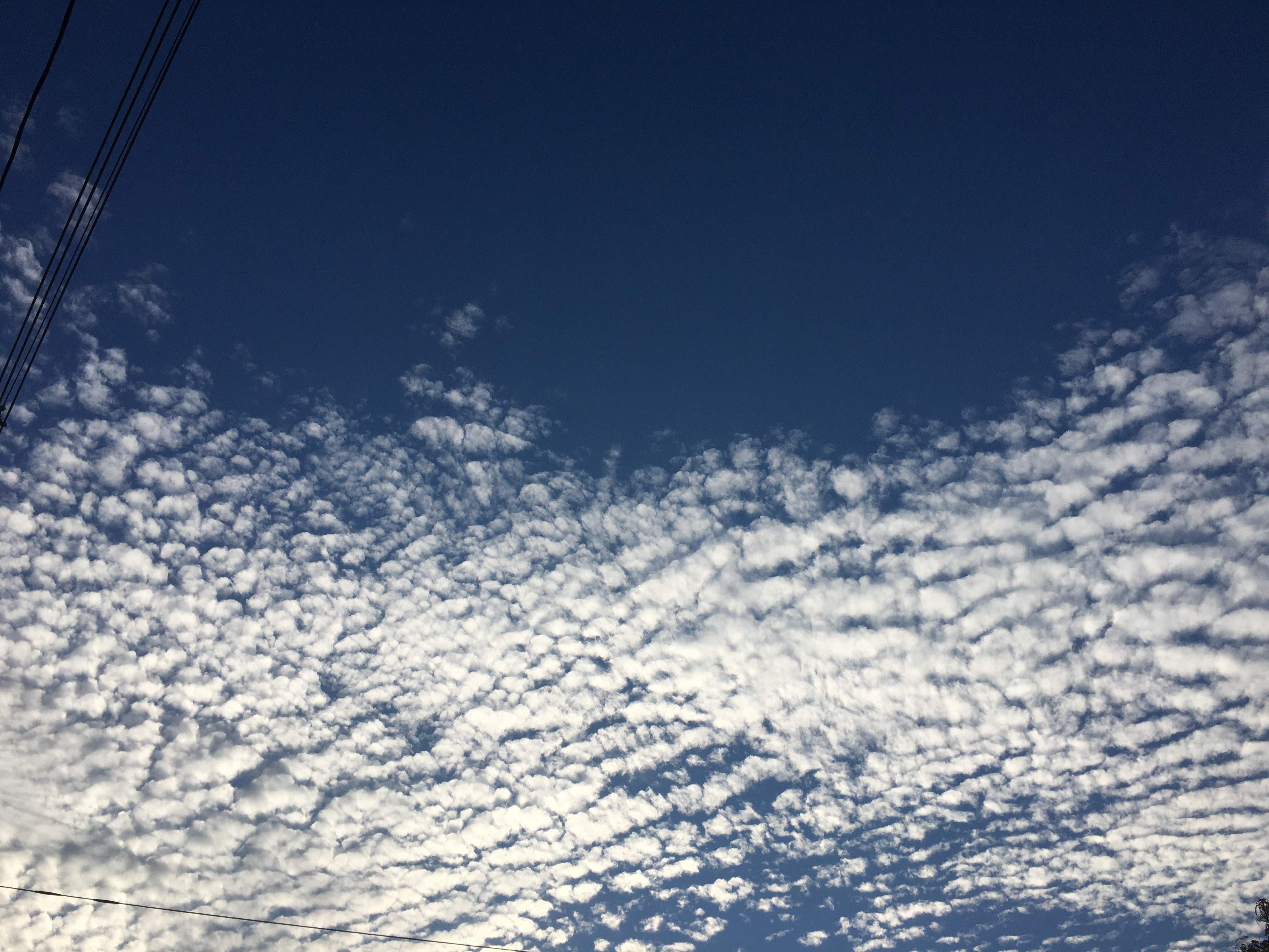 clouds against a blue sky