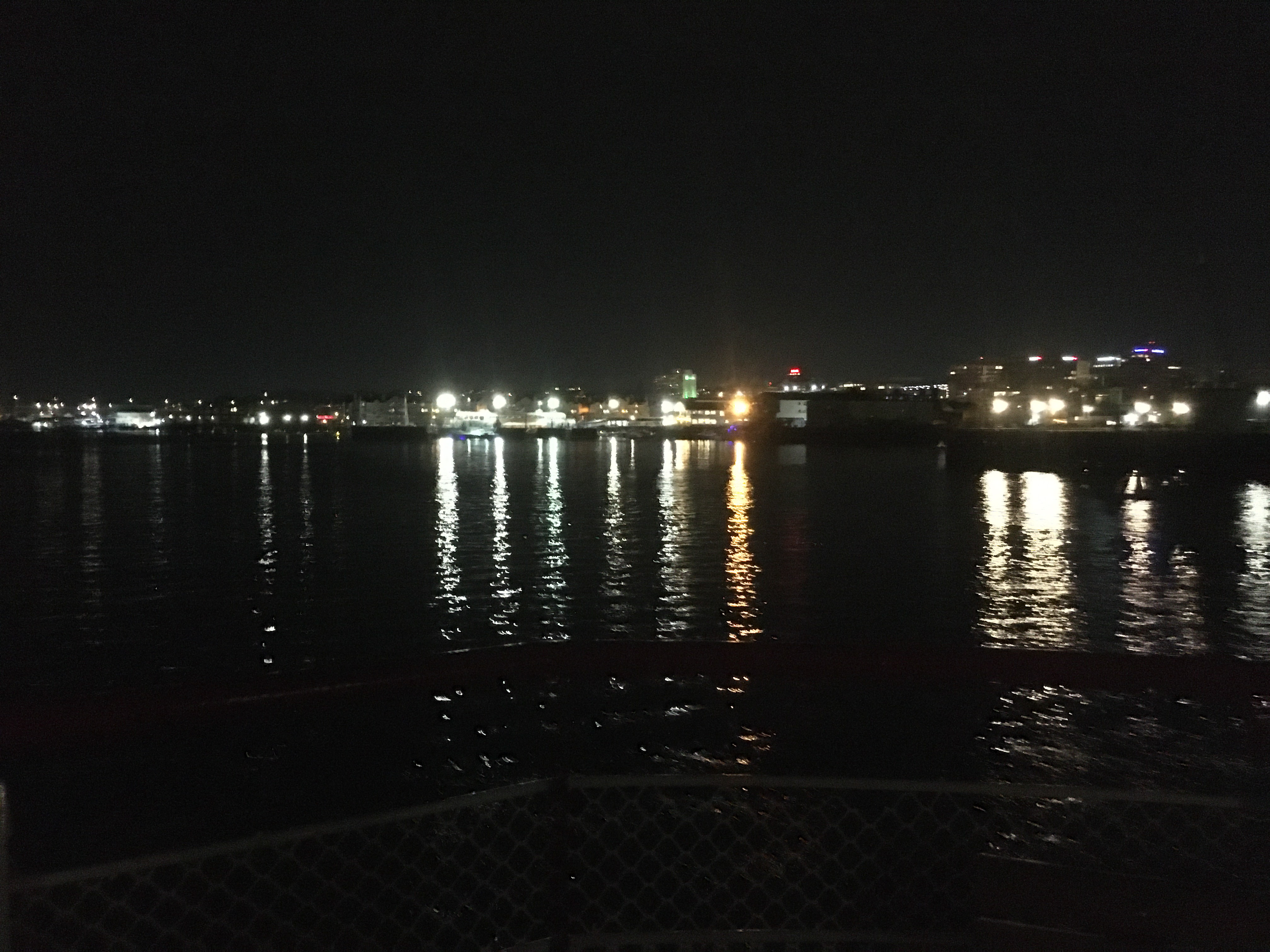 lights on the water in long spires