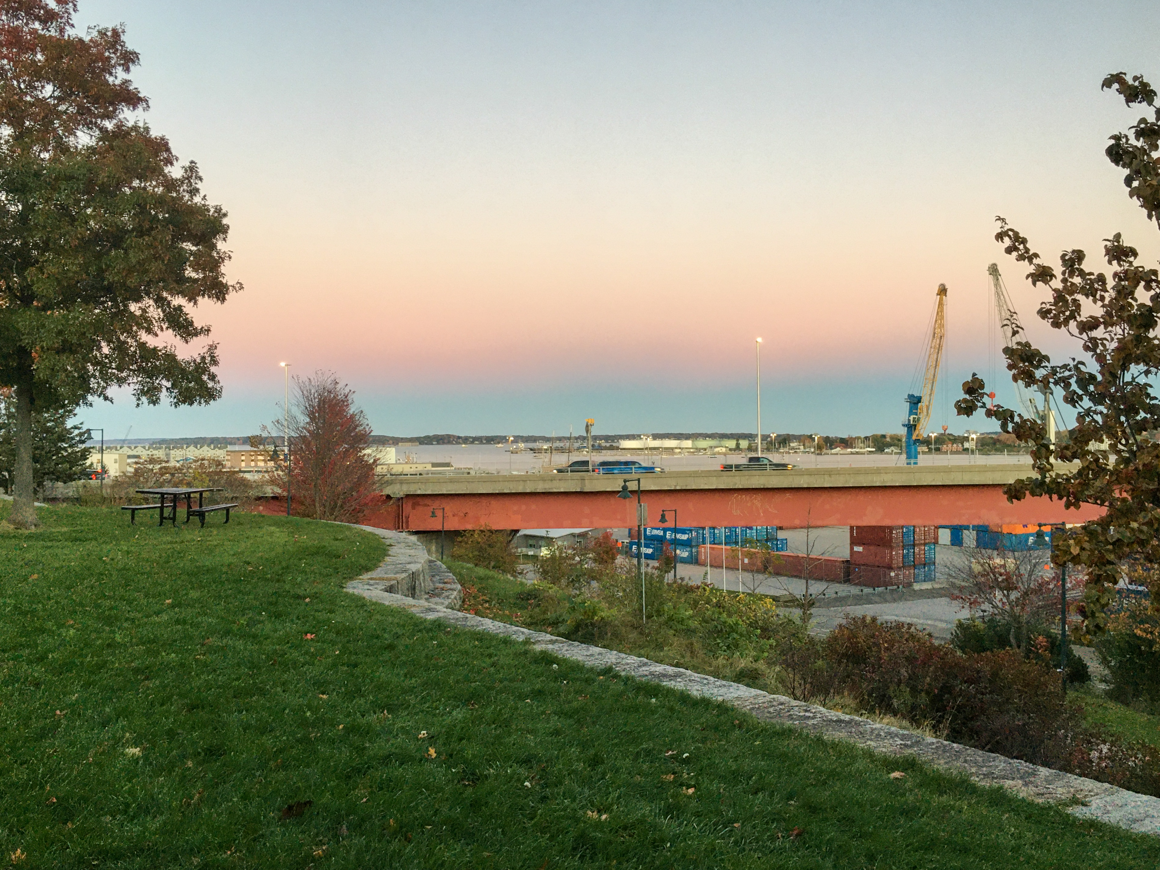 Fore River looking out towards the Atlantic
