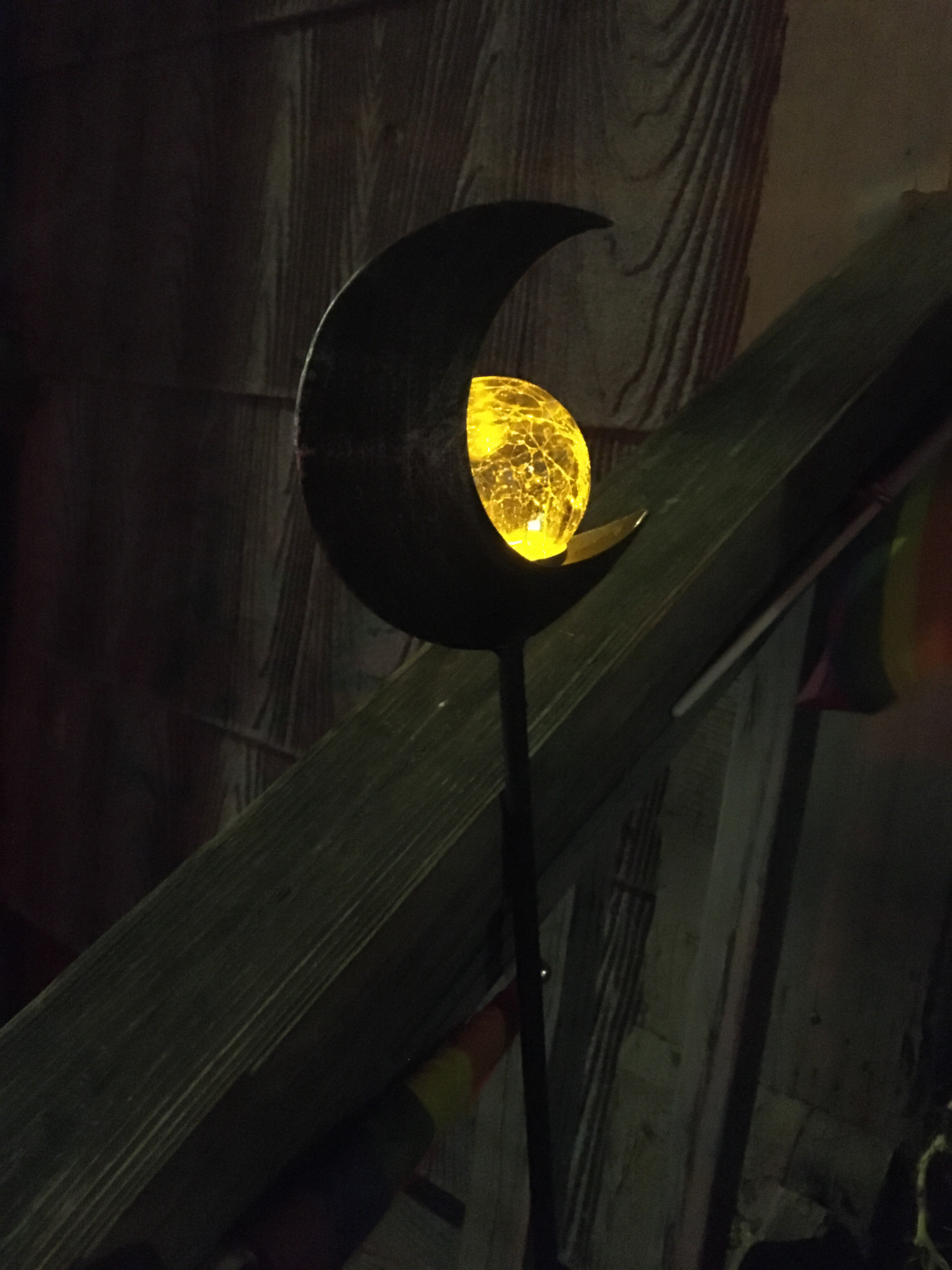 crescent moon light