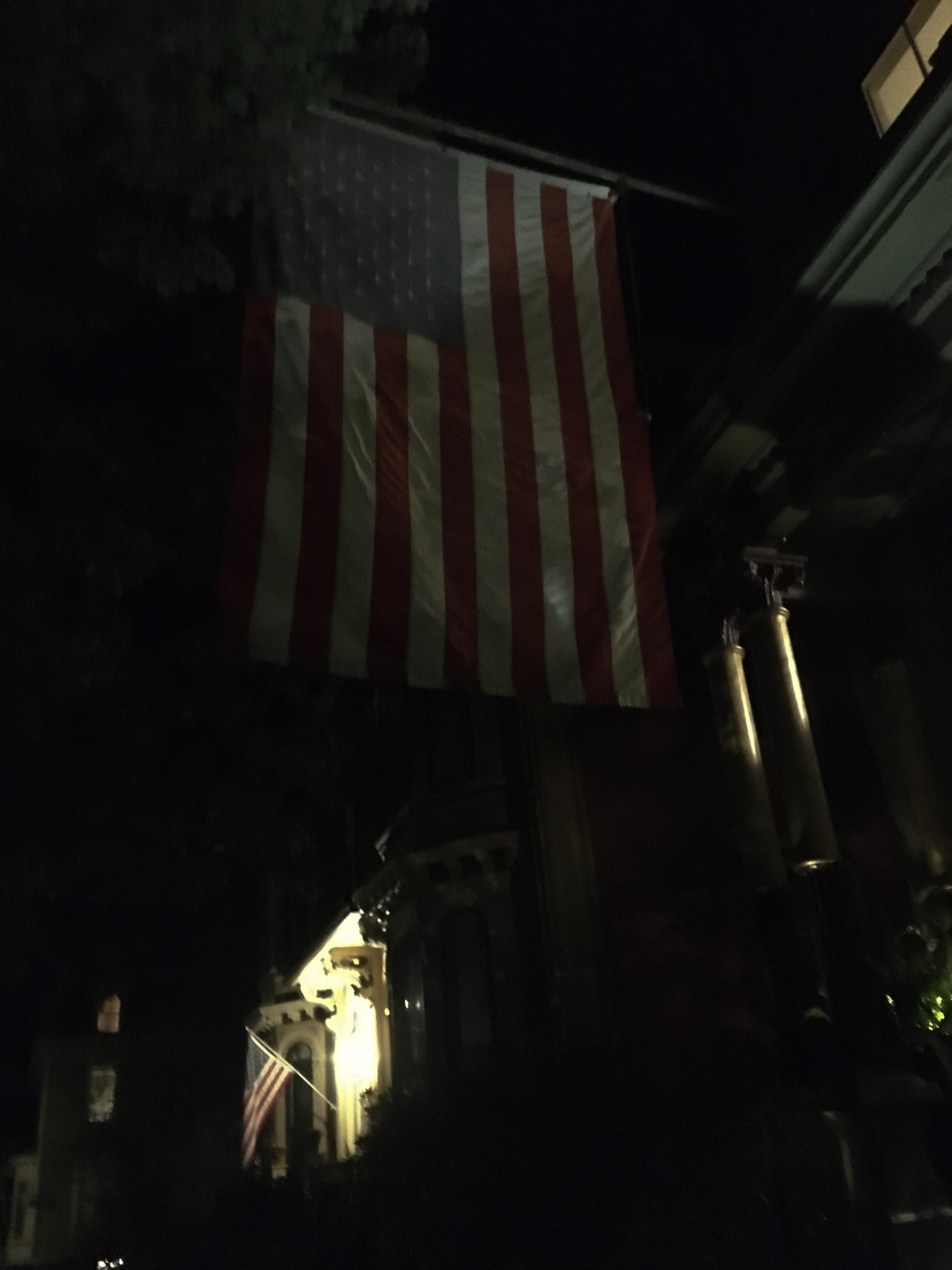big American flags