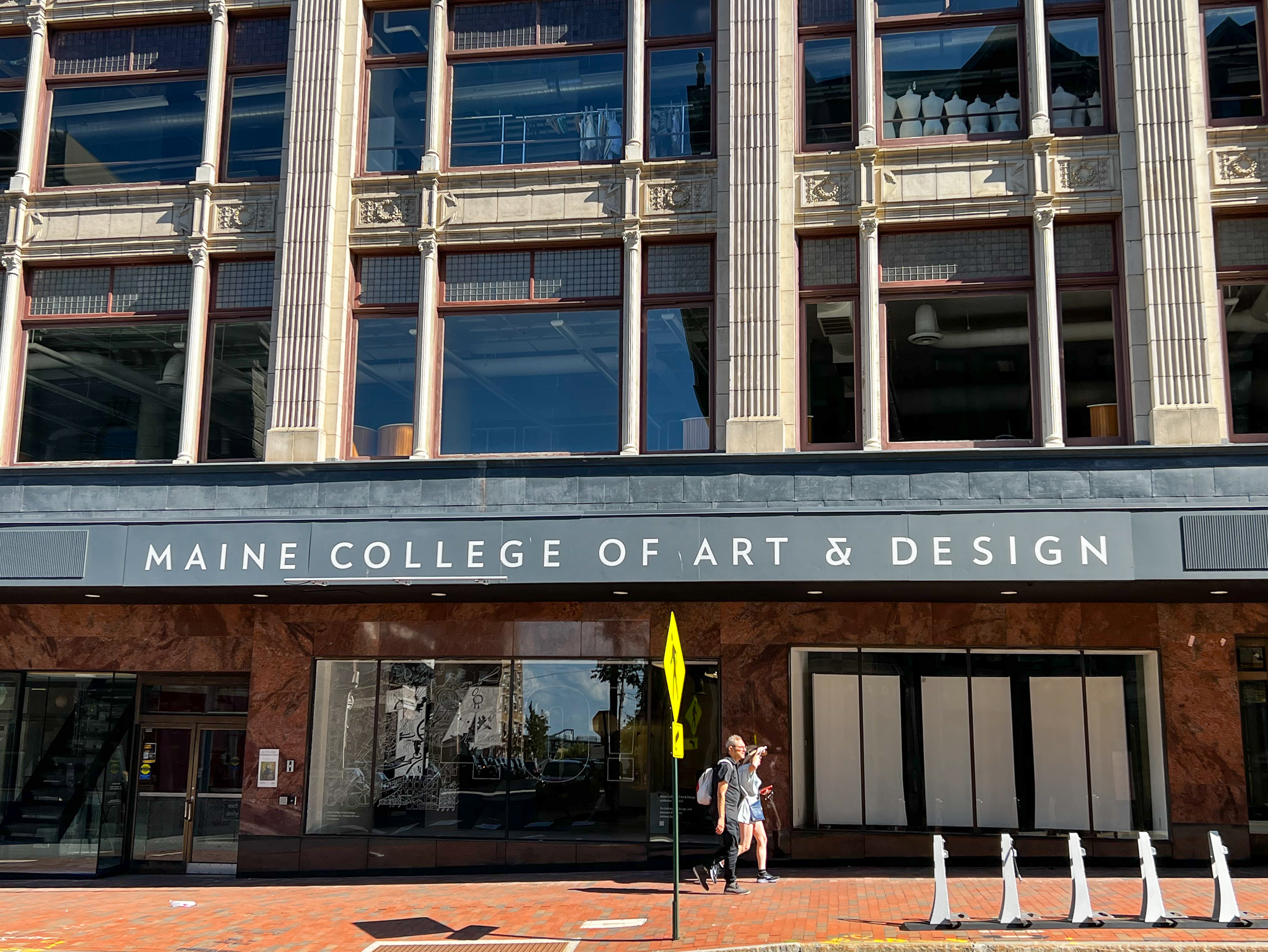 store front of the Maine College of Art and Design