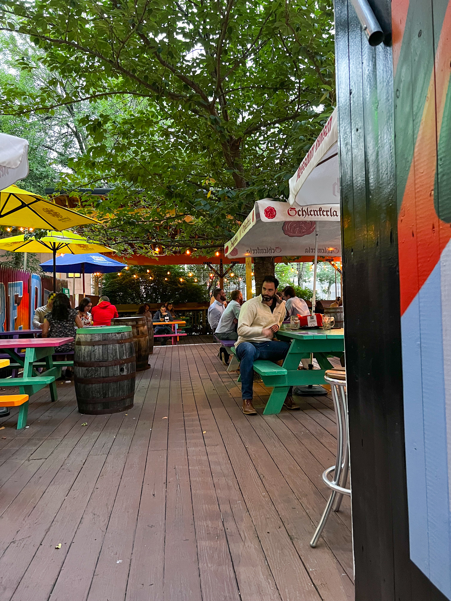 beer garden in portland mAINE