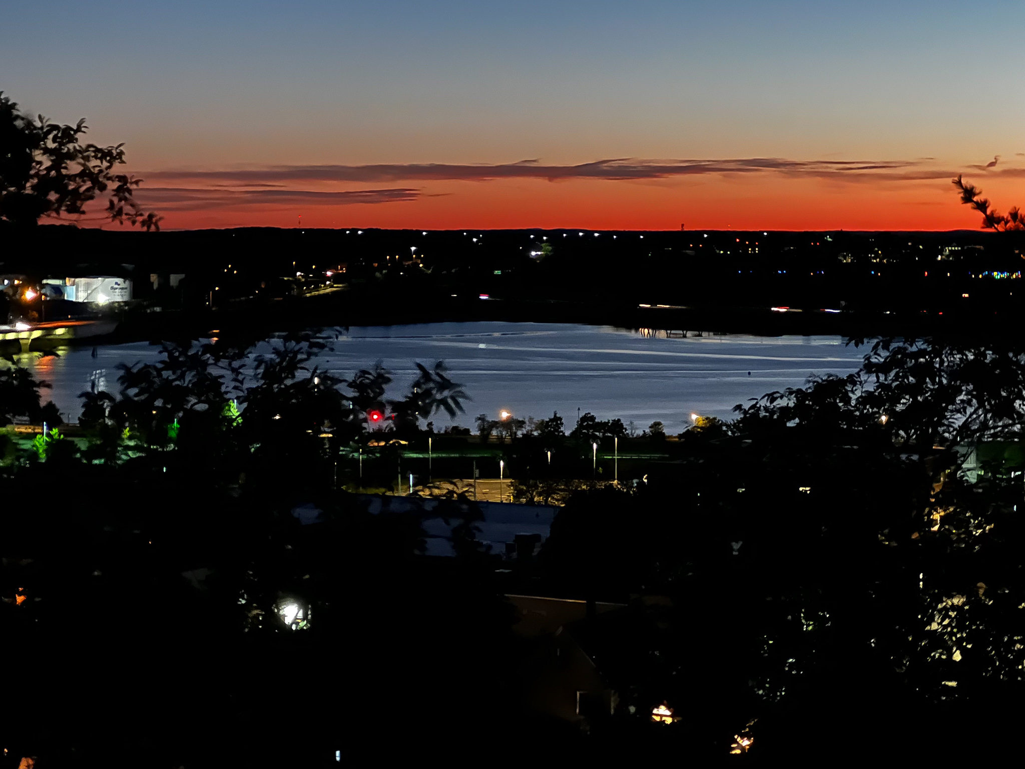 Sunset at the Western Prom