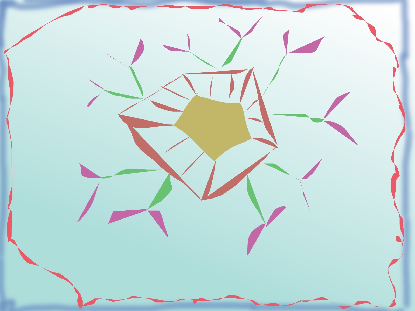 abstract birthday card by M